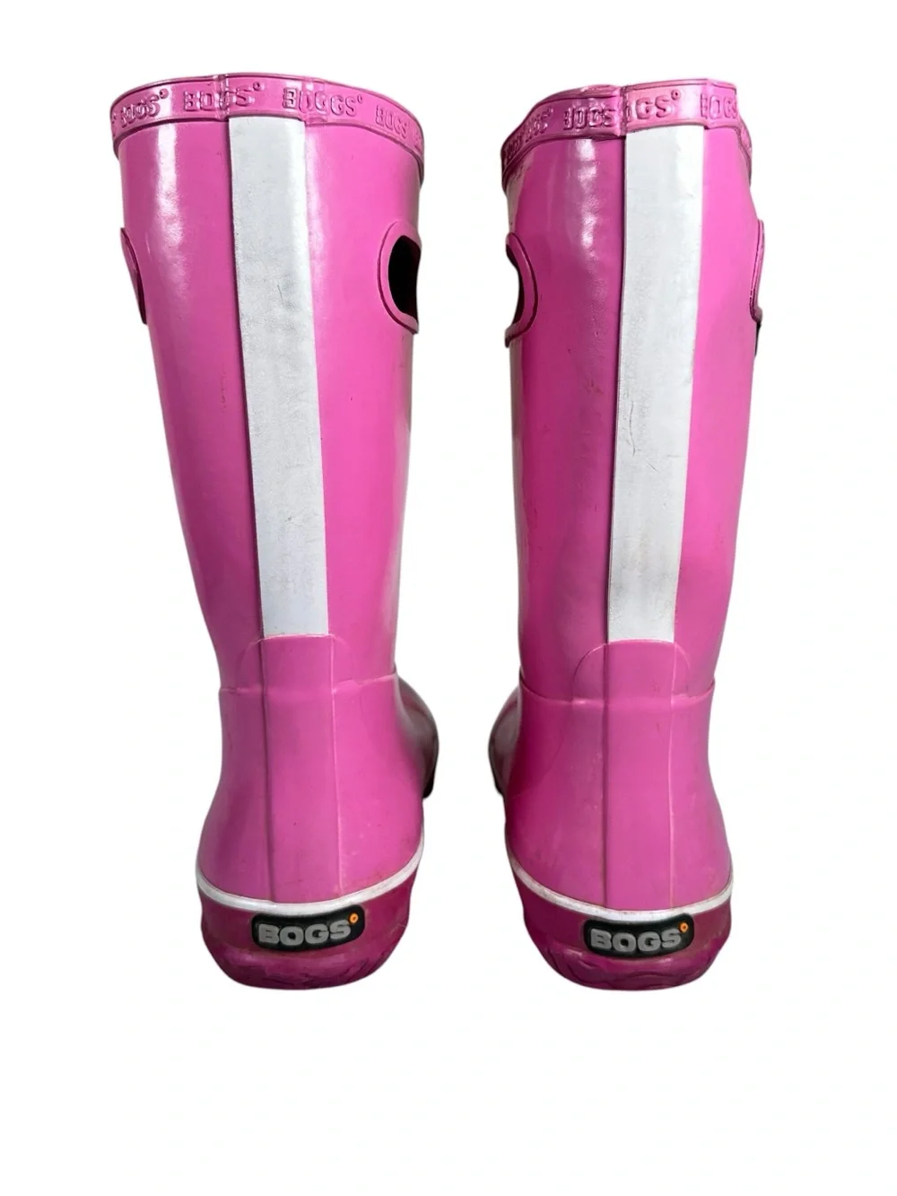 BOGS Pull-on Rubber Rain Boots in pink